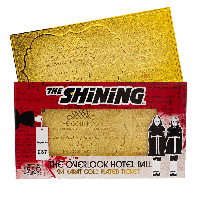 The Shining 24K Gold Plate Ticket — getDigital